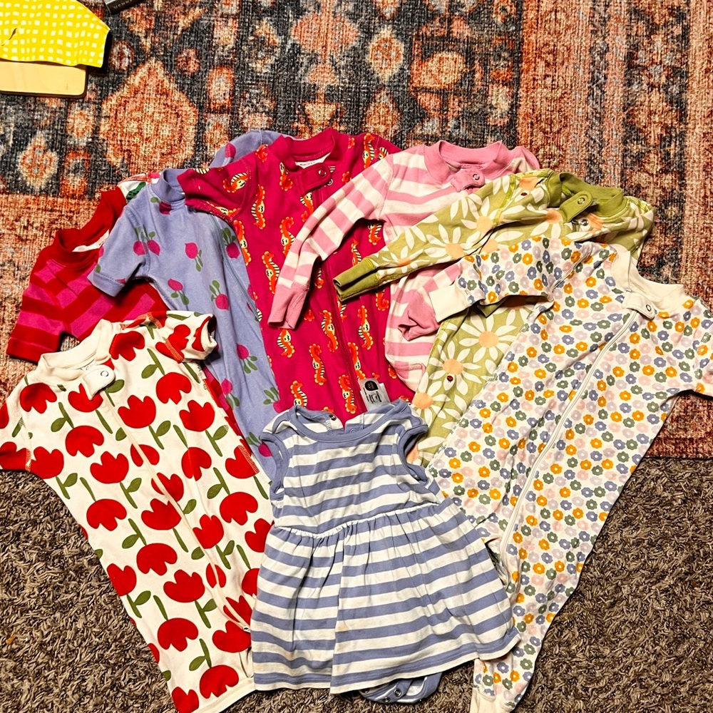 Lot of 8 Hanna Andersson Hanna jams 18-24 month girls